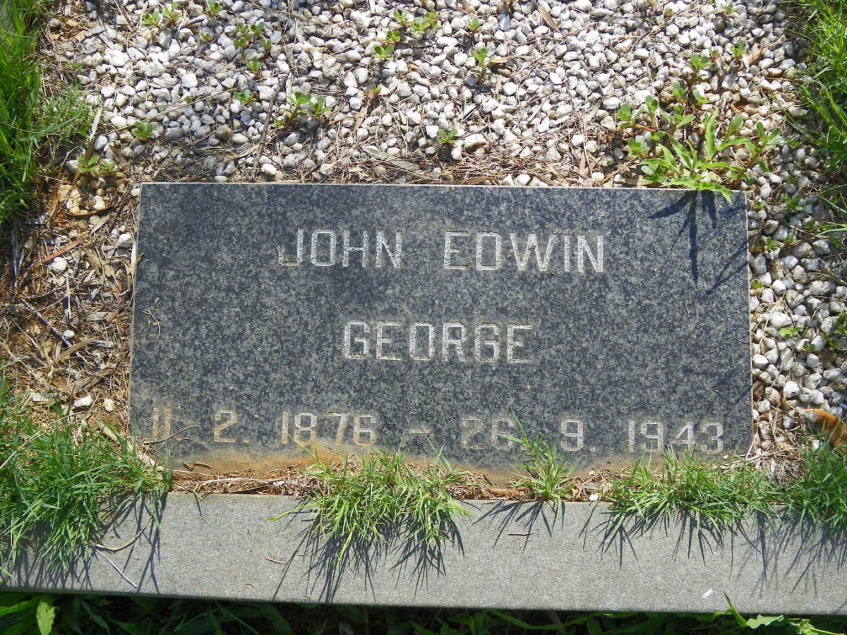 GEORGE John Edwin 1876-1943
