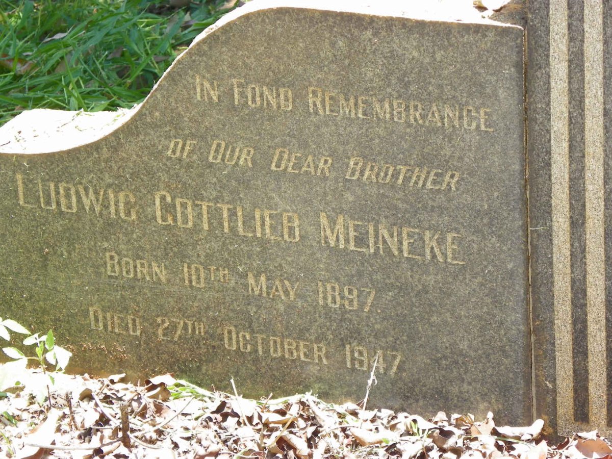 MEINEKE Ludwig Gottlieb 1897-1947