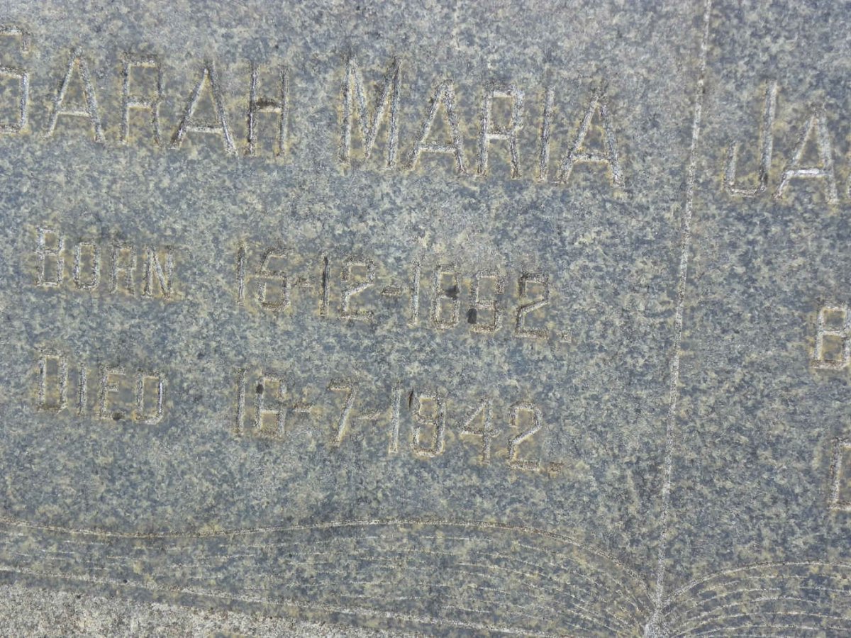 GELDENHUIS Jacobus Antoney 1864-1950 &amp; Sarah Maria 1862-1942