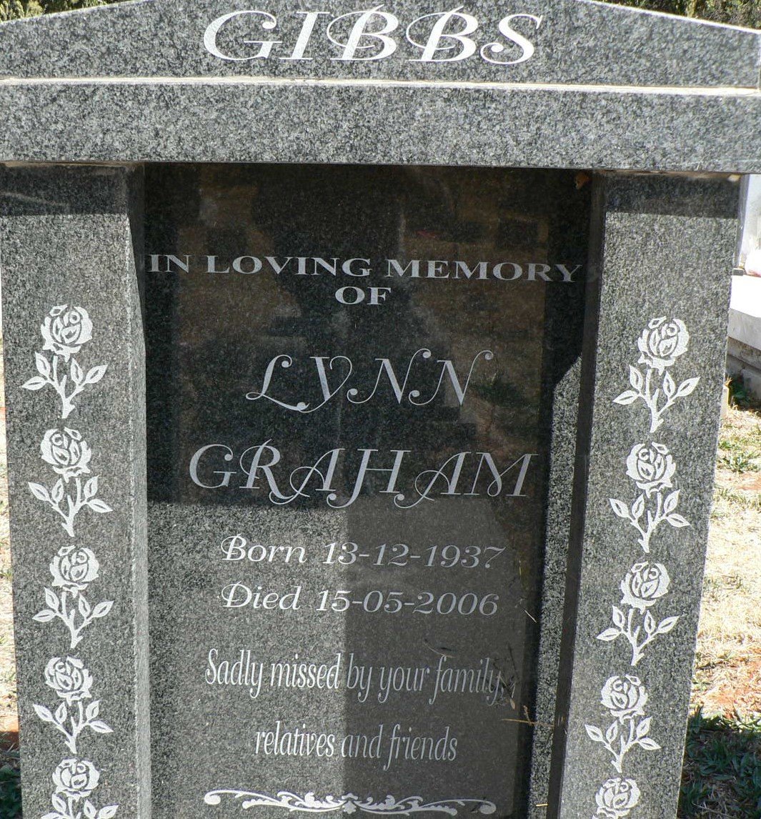 GIBBS Lynn Graham 1937-2006