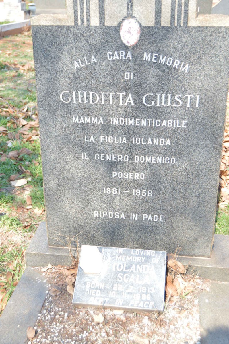 GIUSTI Giuditta 1881-1956 :: SCALA Yolanda 1913-1996