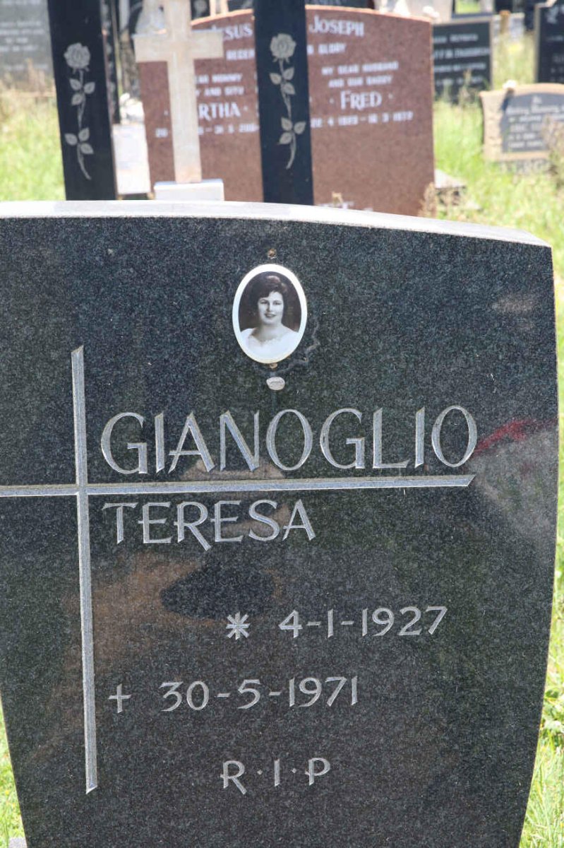 GIANOGLIO Teresa 1927-1971