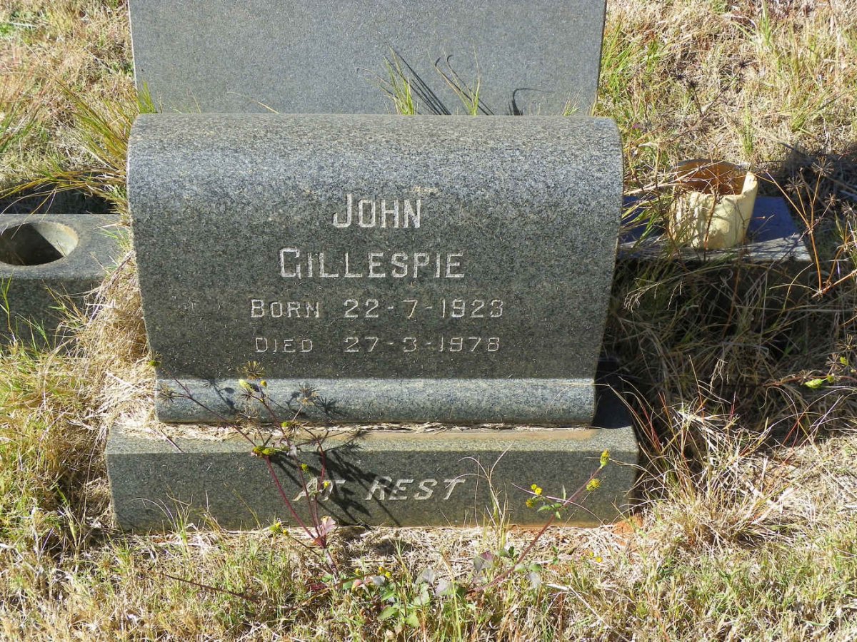 GILLESPIE John 1923-1978