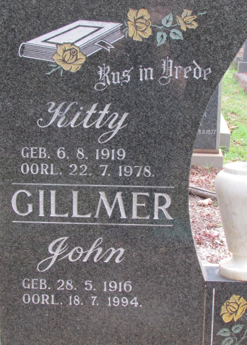 GILLMER John 1916-1994 &amp; Kitty 1919-1978