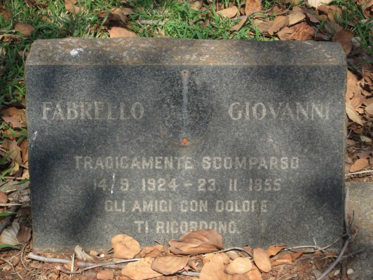 GIOVANNI Fabrello 1924-1955