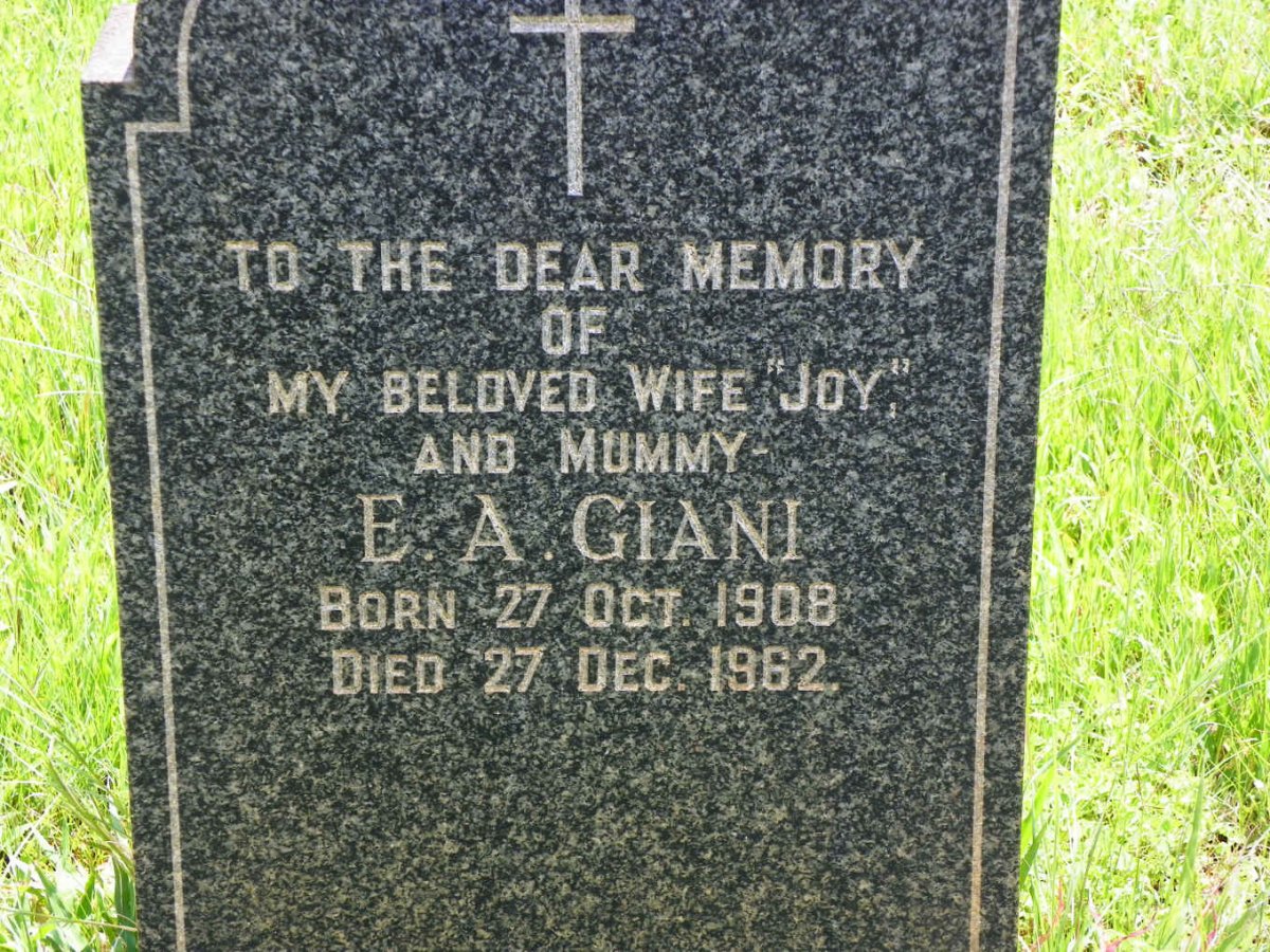 GIANI E.A. 1908-1962
