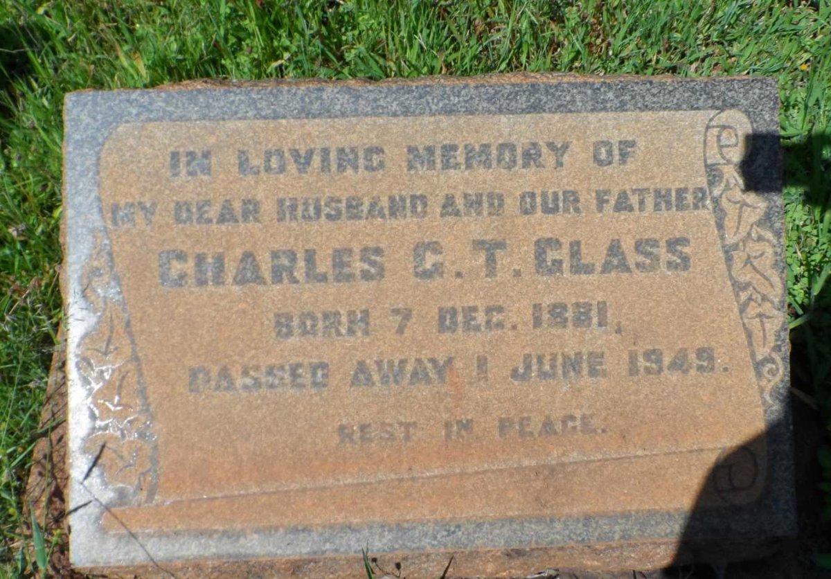 GLASS Charles G.T. 1881-1949