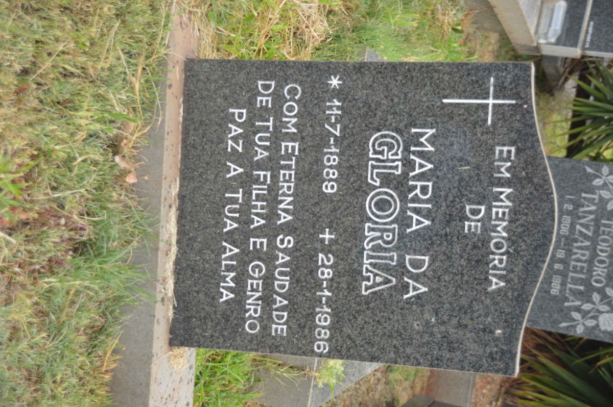 GLORIA Maria, da 1889-1986