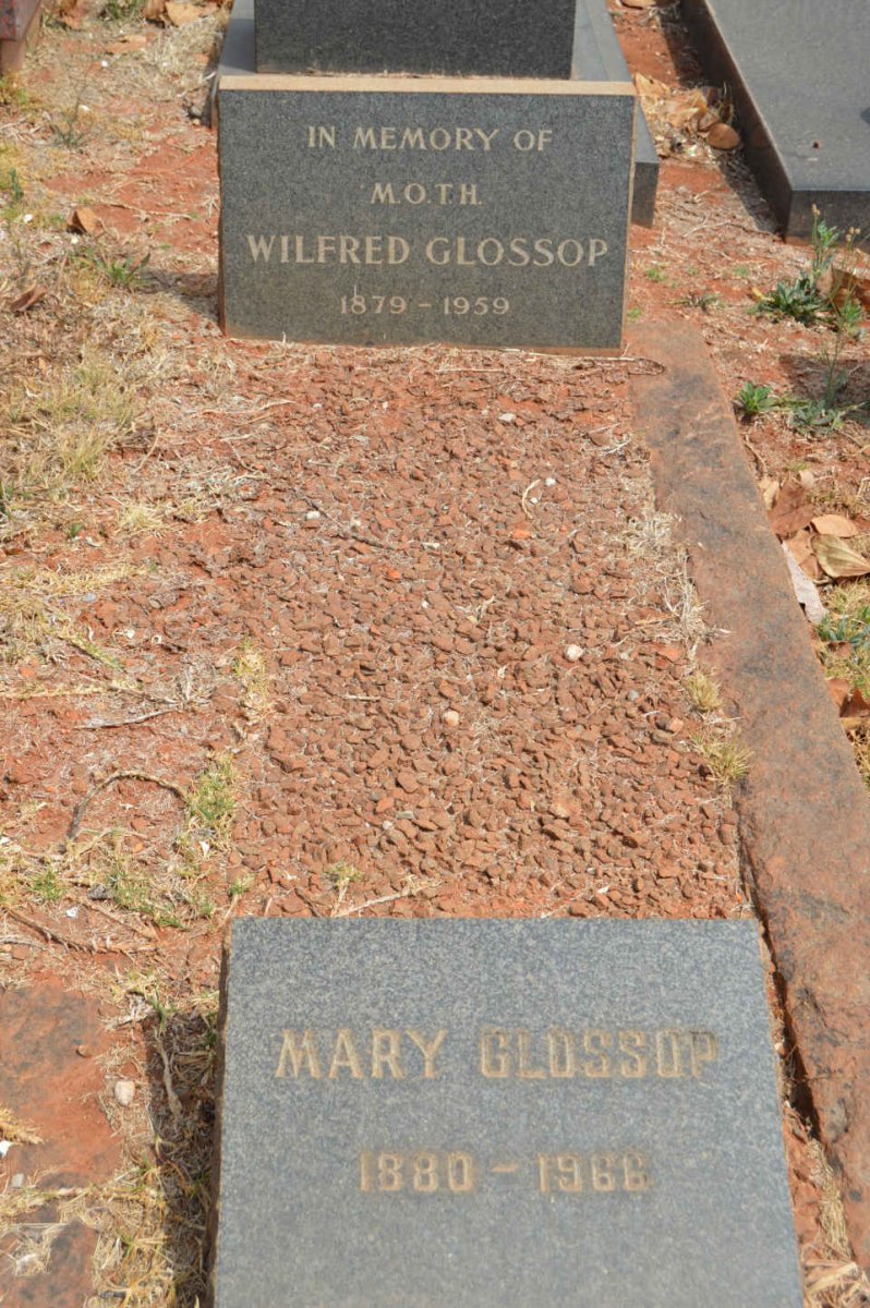 GLOSSOP Wilfred 1879-1959 &amp; Mary 1880-1966