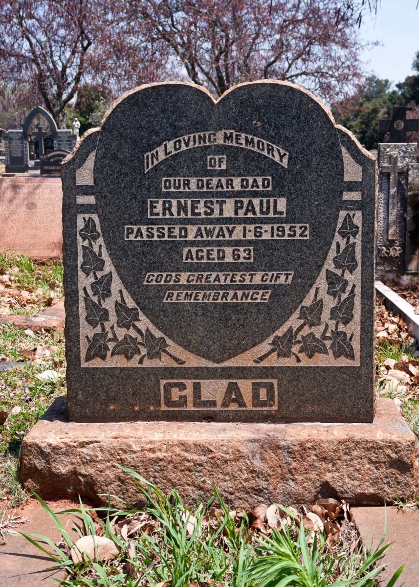 GLAD Ernest Paul -1952