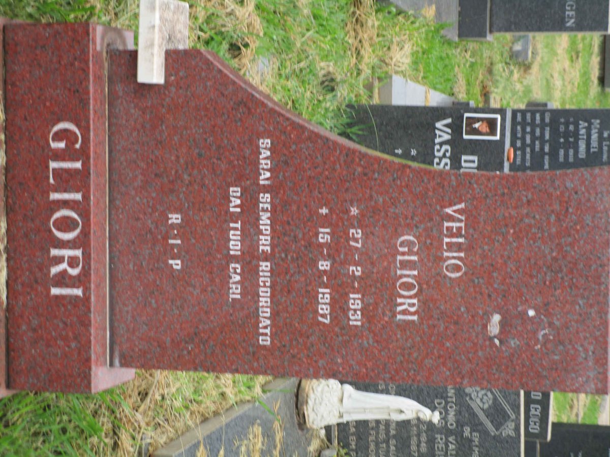 GLIORI Velio 1931-1987