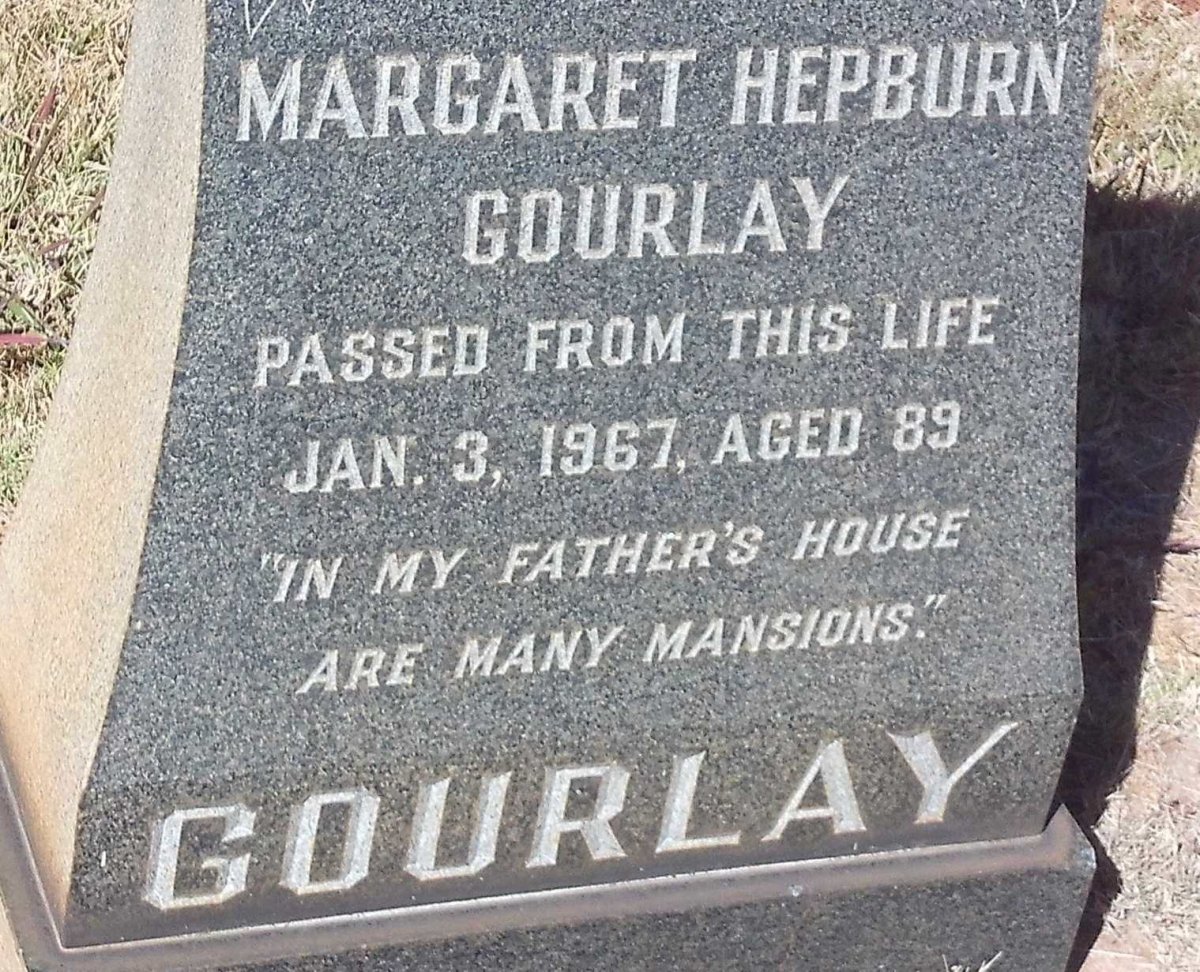 GOURLAY Margaret Hepburn -1967