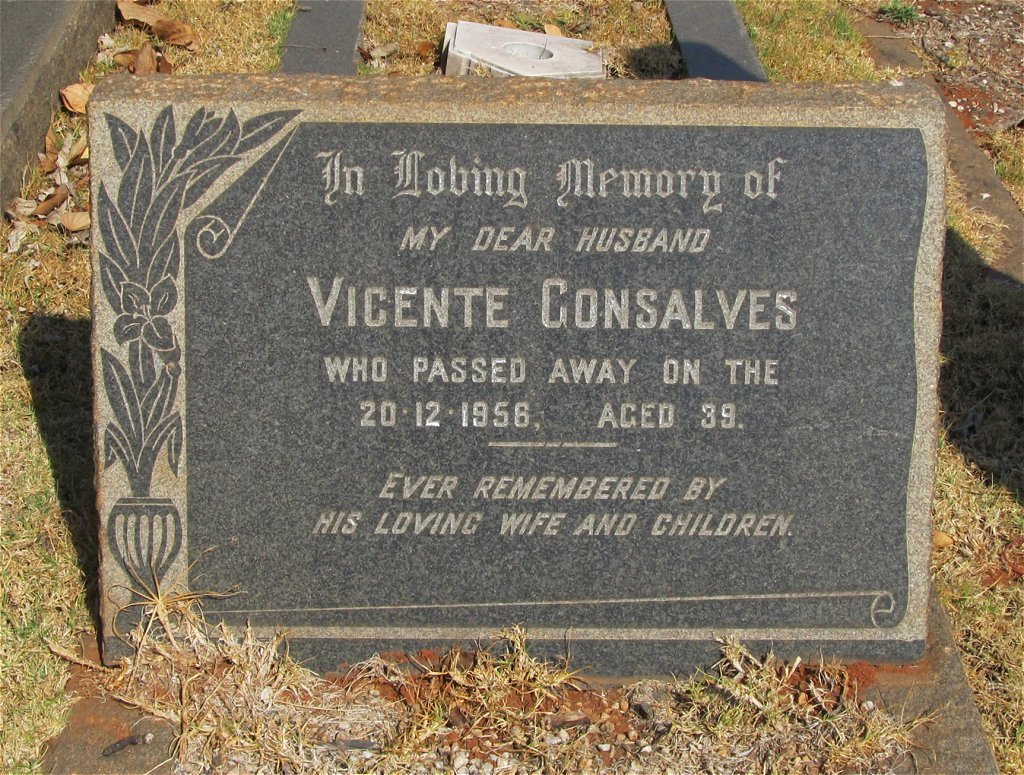 GONSALVES Vicente -1956
