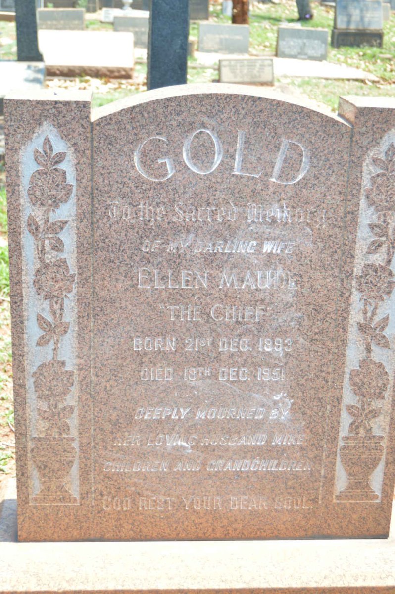GOLD Ellen Maude 1893-1951