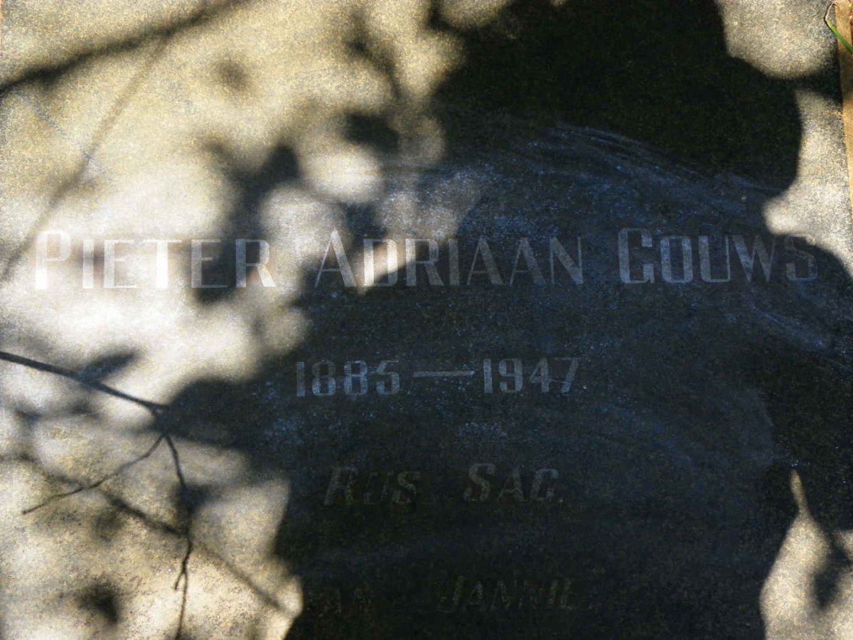 GOUWS Pieter Adriaan 1885-1947