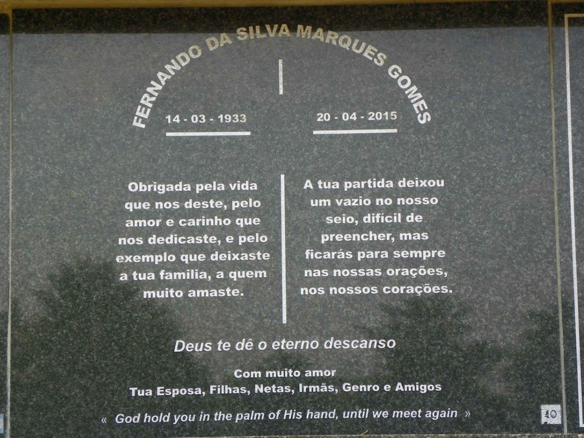 GOMES Fernando Da Silva Marques 1933-2015