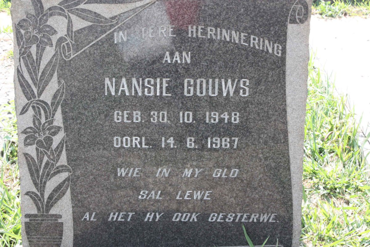 GOUWS Nansie 1948-1967