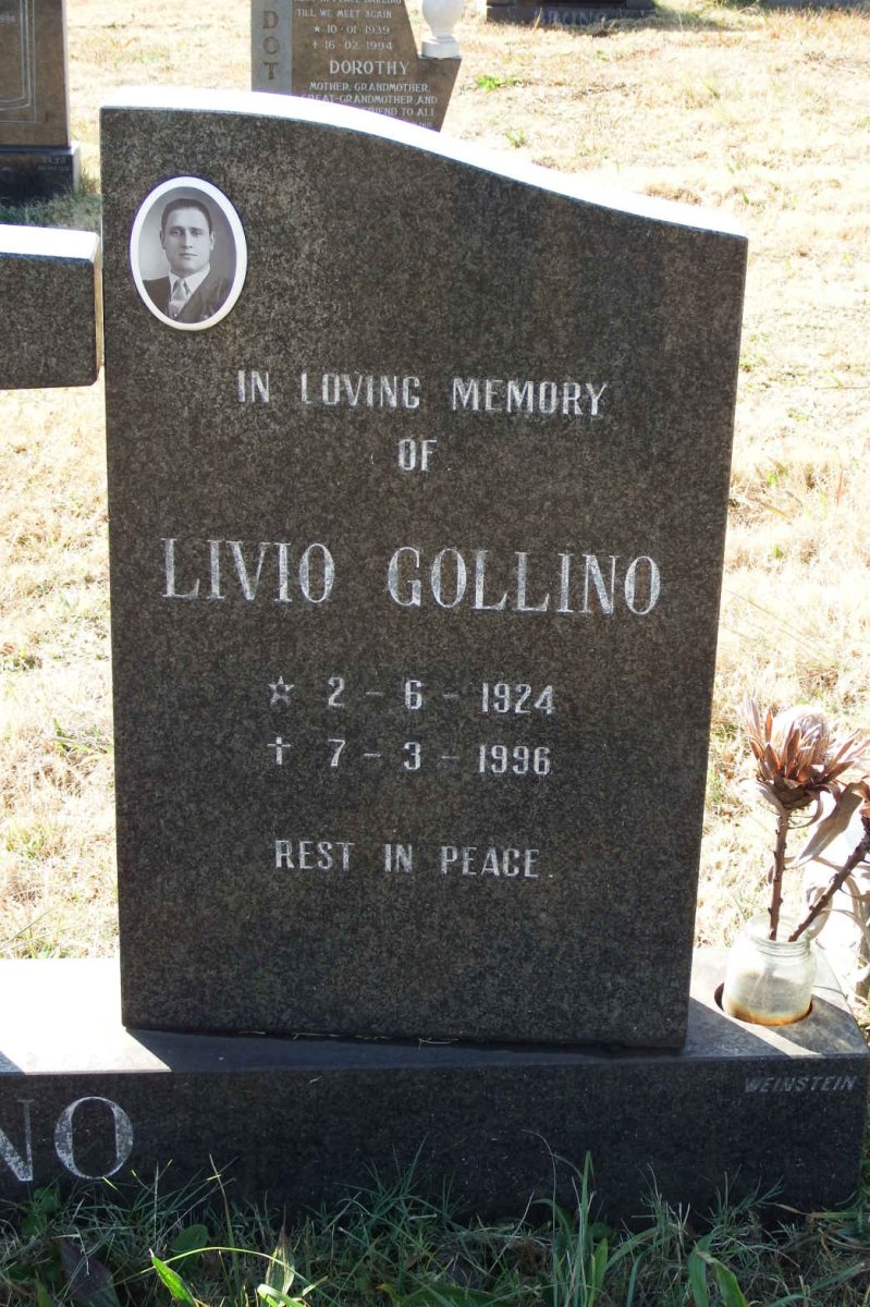 GOLLINO Livio 1924-1996 &amp; Maria 1927-2010