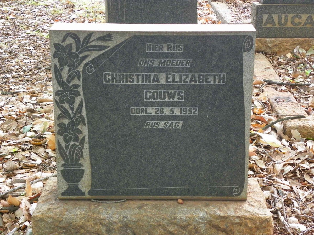 GOUWS Christina Elizabeth -1952