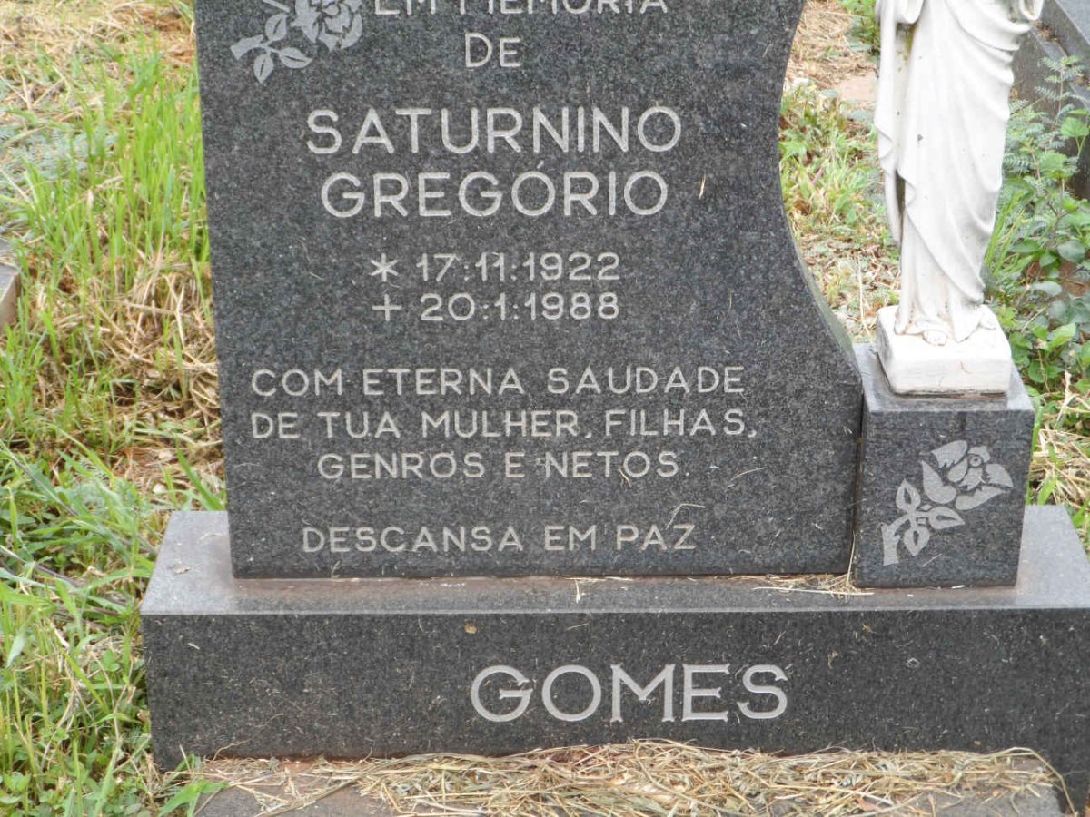 GOMES Saturnino Gregorio 1922-1988