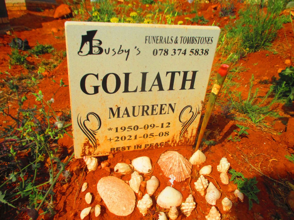 GOLIATH Maureen 1950-2021
