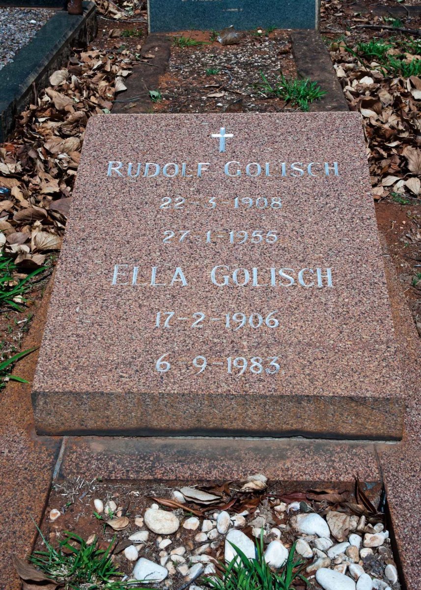 GOLISCH Rudolf 1908-1955 &amp; Ella 1906-1983