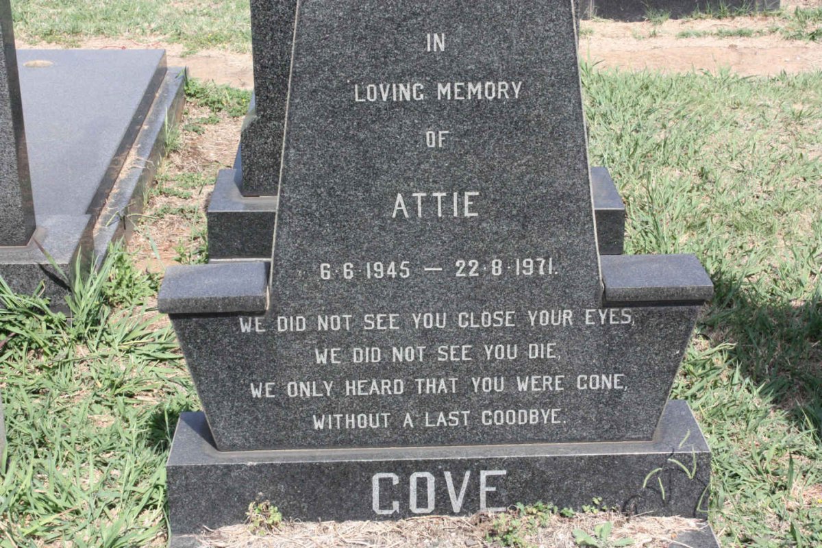 GOVE Attie 1945-1971