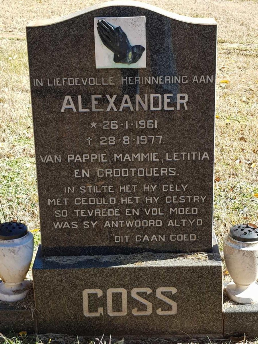 GOSS Alexander 1961-1977