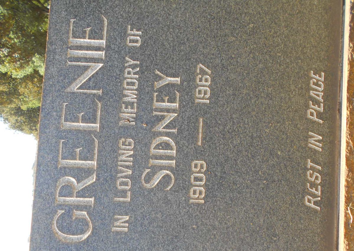GREENIE Sidney 1909-1967