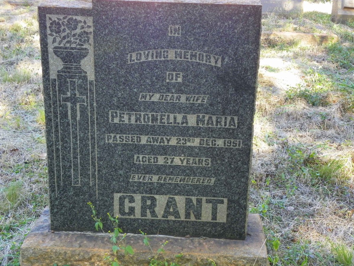 GRANT Petronella Maria -1951