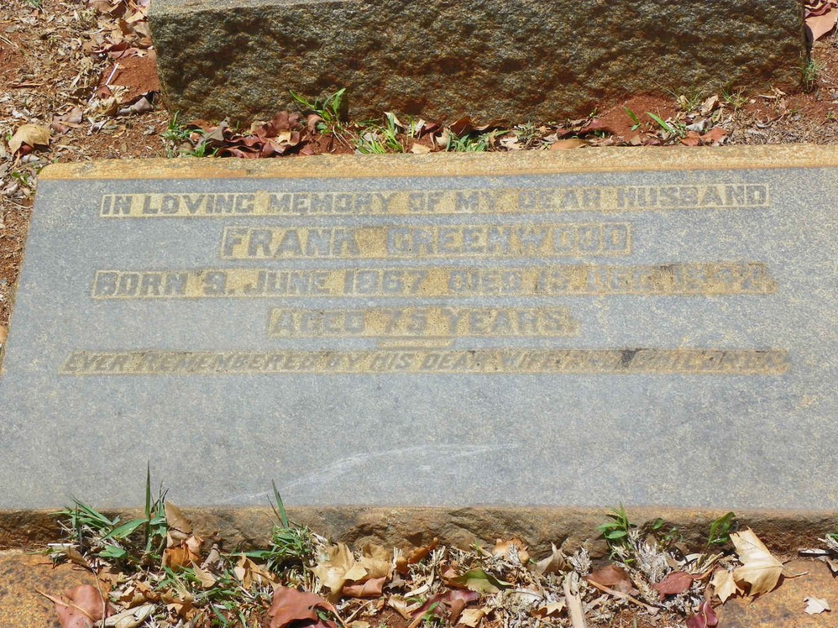 GREENWOOD Frank 1867-1942