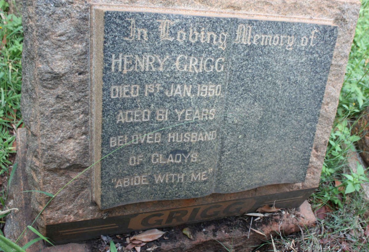 GRIGG Henry -1950