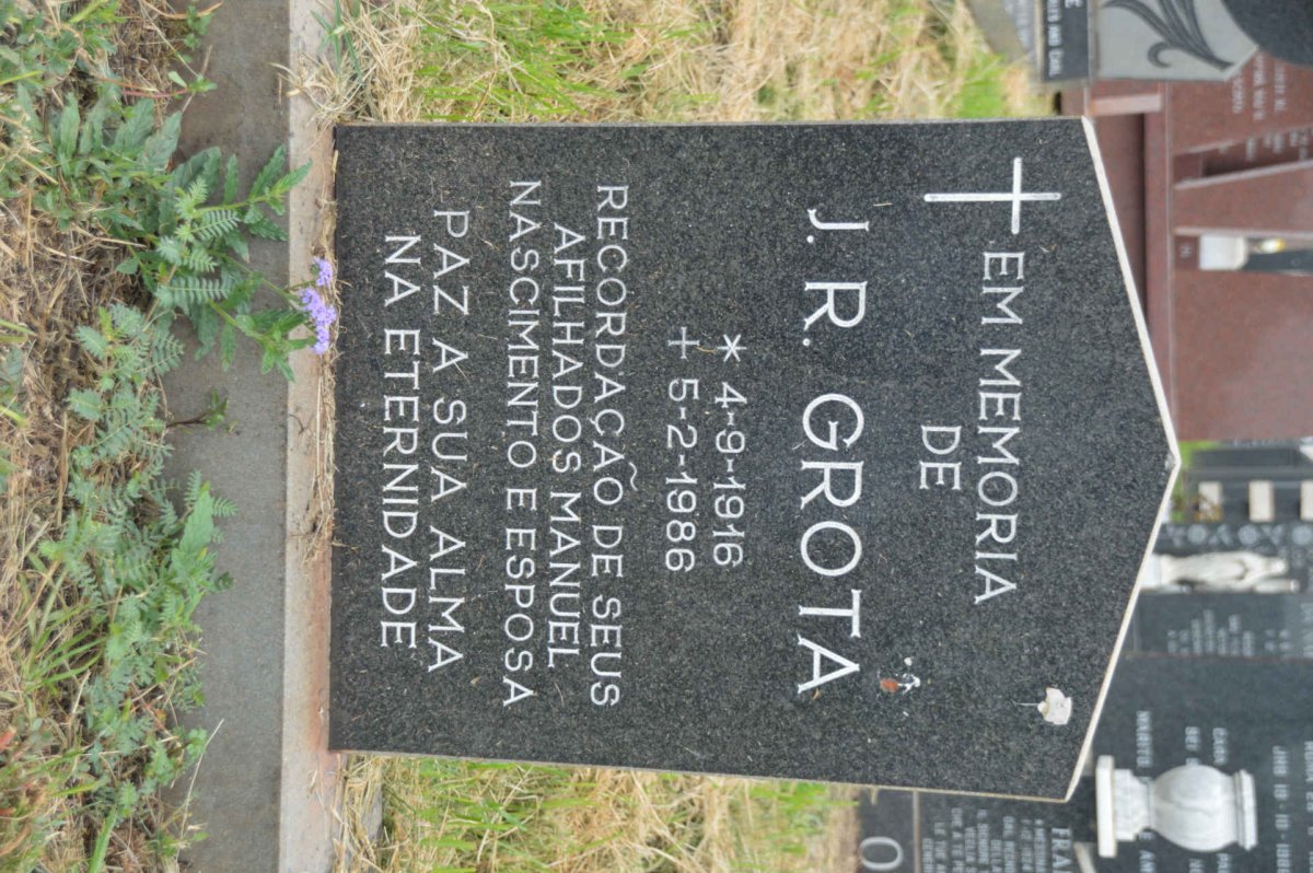 GROTA J.R. 1916-1986