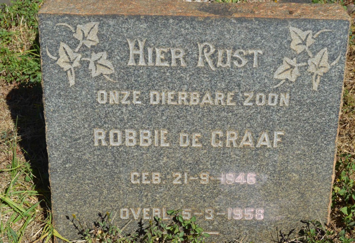 GRAAF Robbie, de 1946-1958