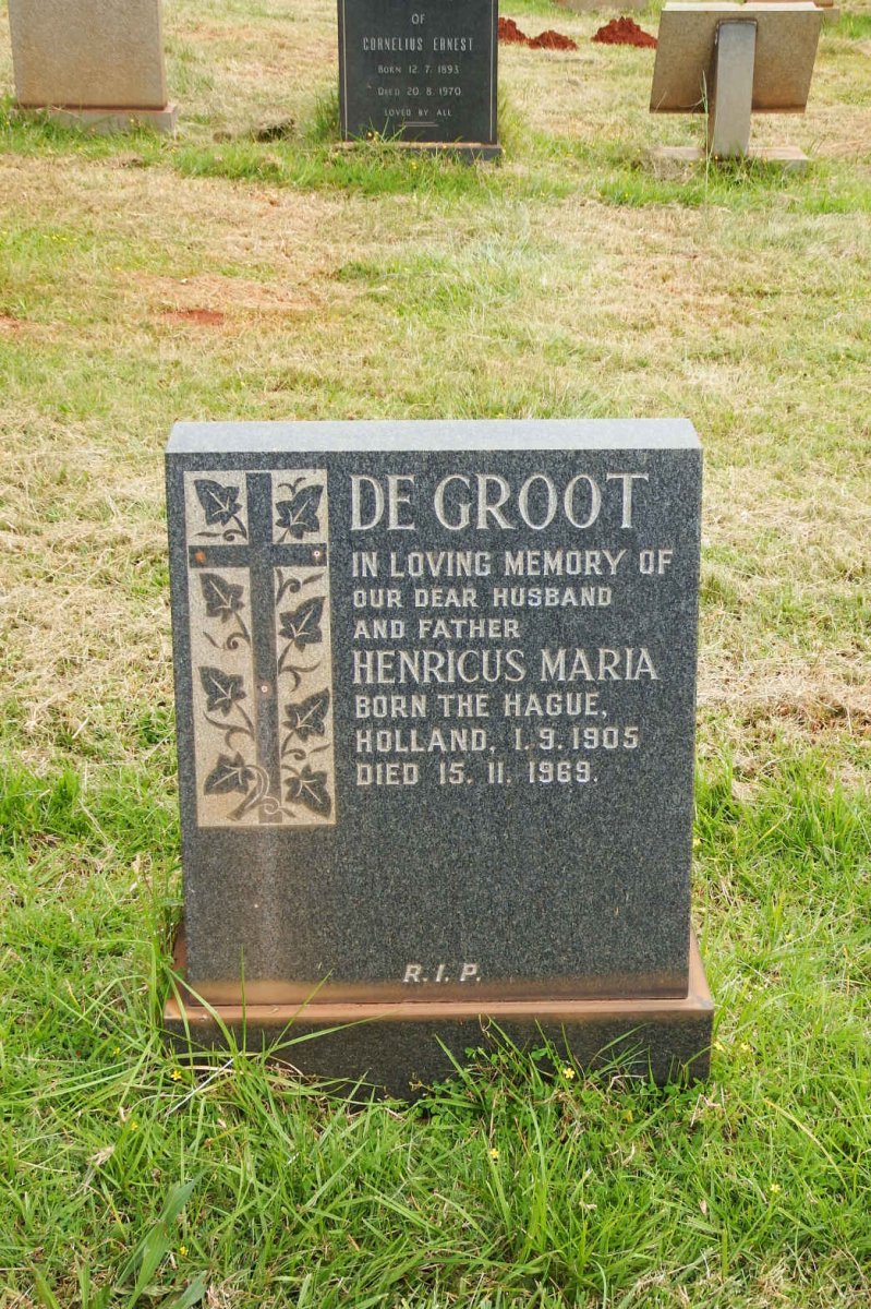 GROOT Henricus Maria, de 1905-1969