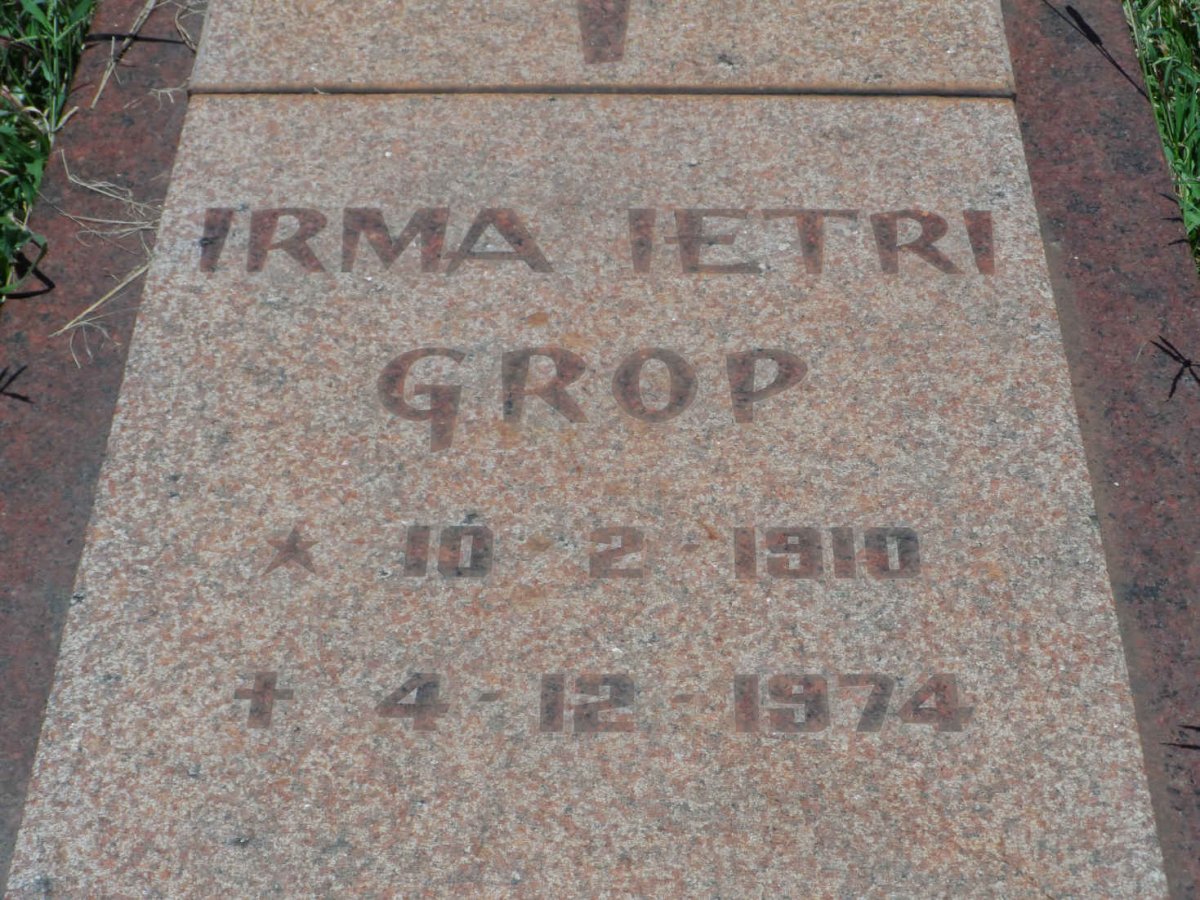 GROP Irma Ietri 1910-1974