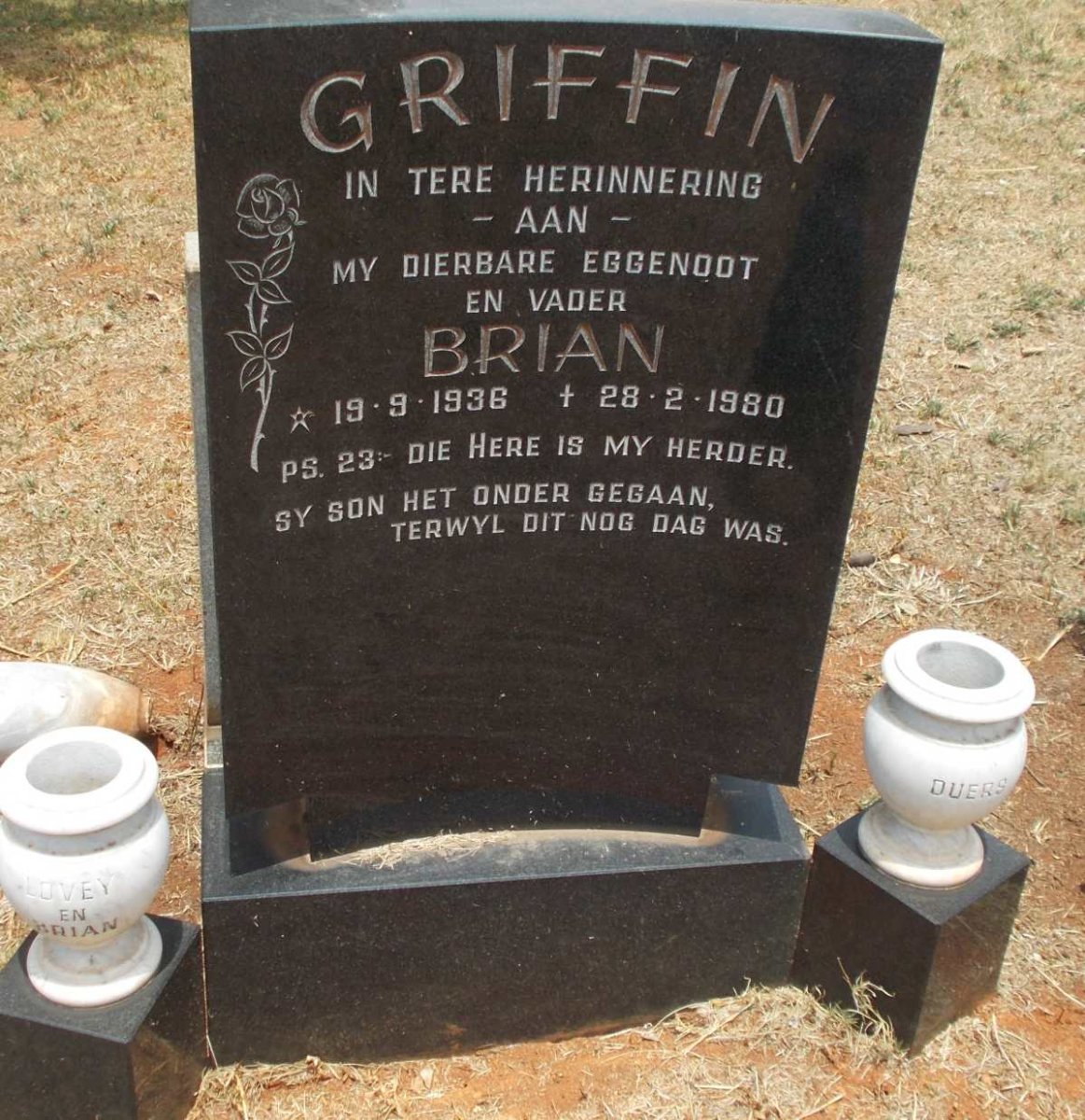 GRIFFIN Brian 1936-1980