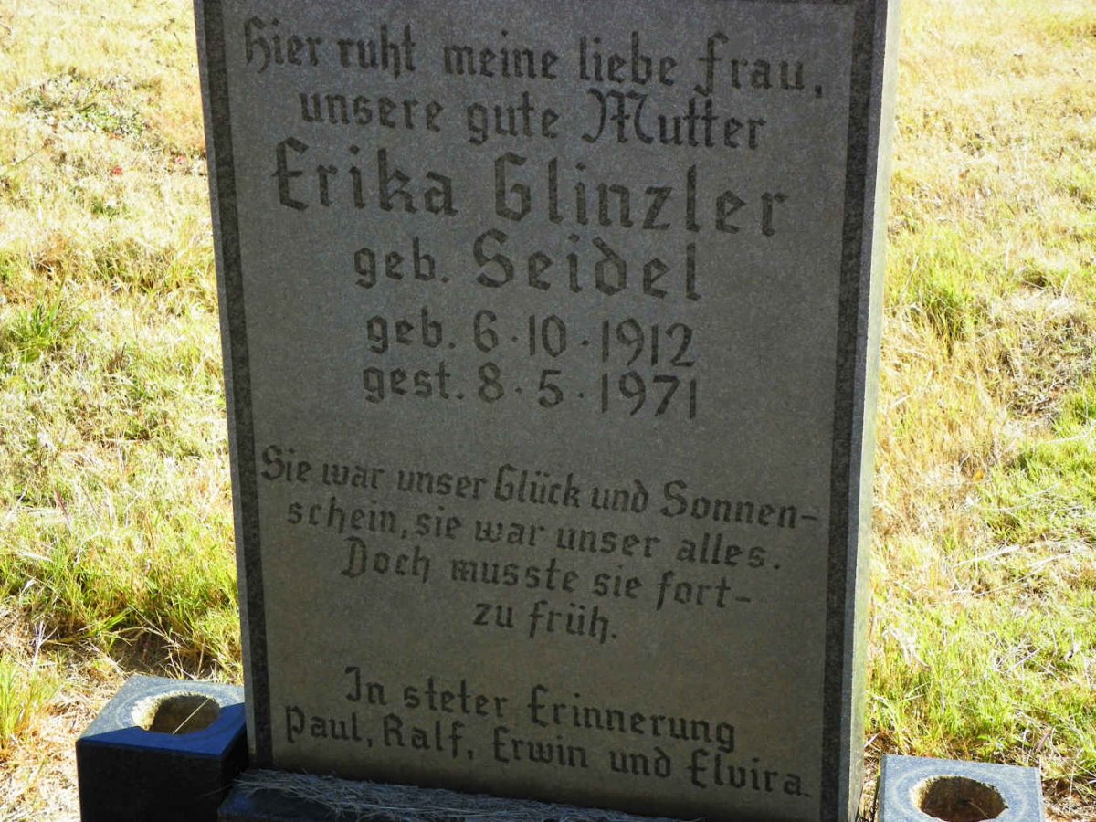 GRINZLER Erika nee SEIDEL 1912-1971