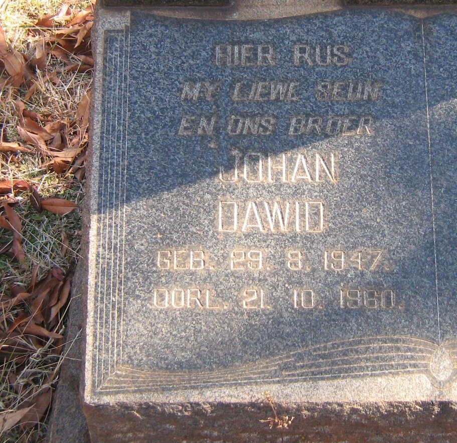 GRIESSEL Johan Dawid 1947-1960