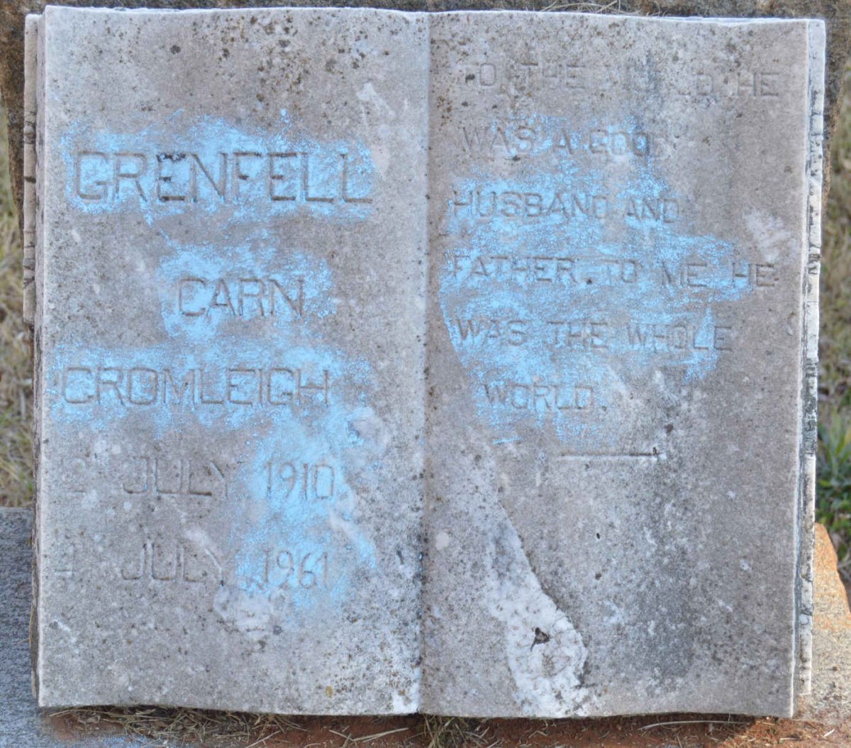 GRENFELL Carn Cromleigh 1910-1961
