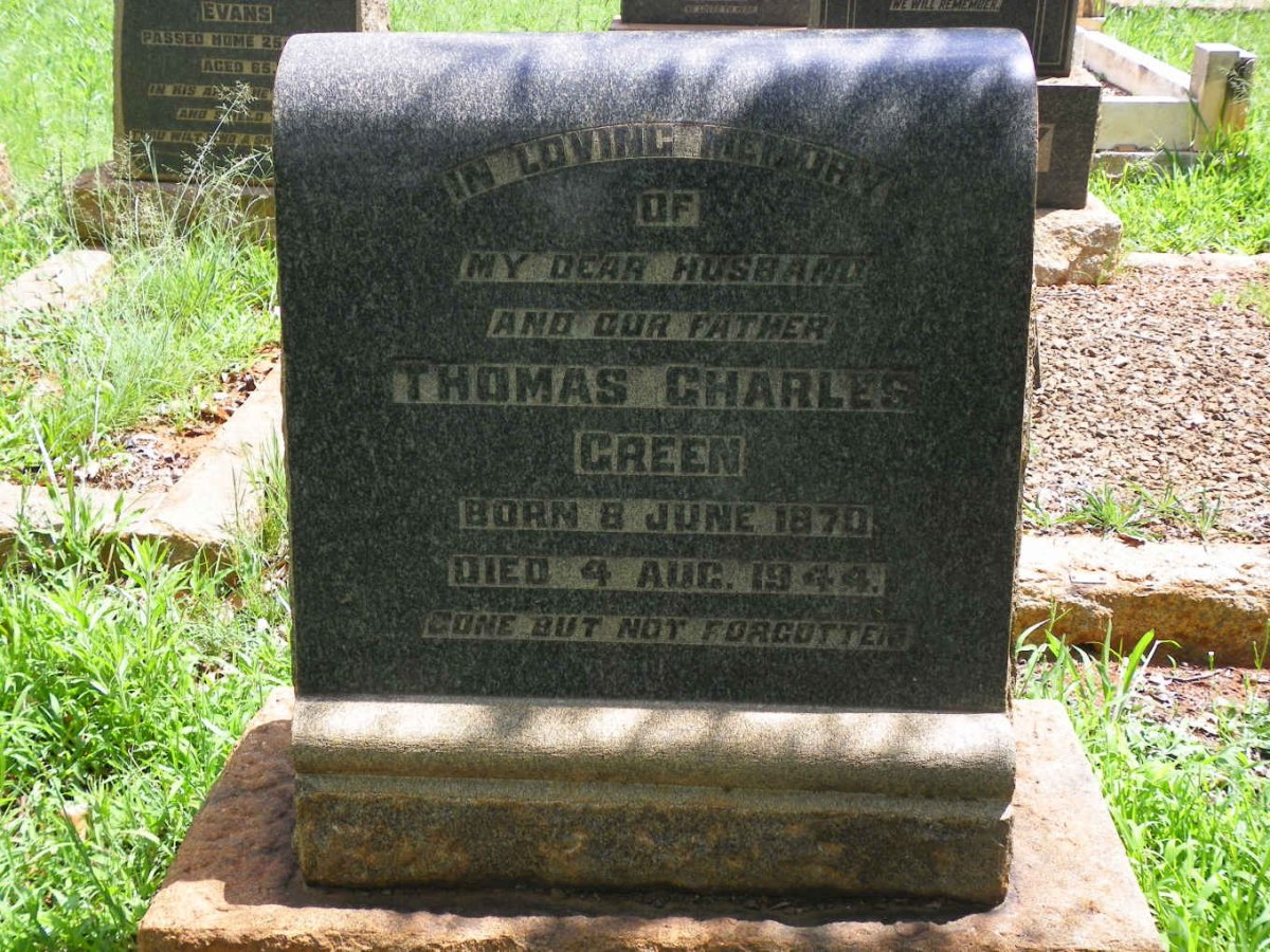 GREEN Thomas Charles 1870-1944