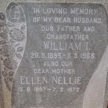 GRAY William I. 1895-1965 &amp; Ellen Nellie 1897-1972