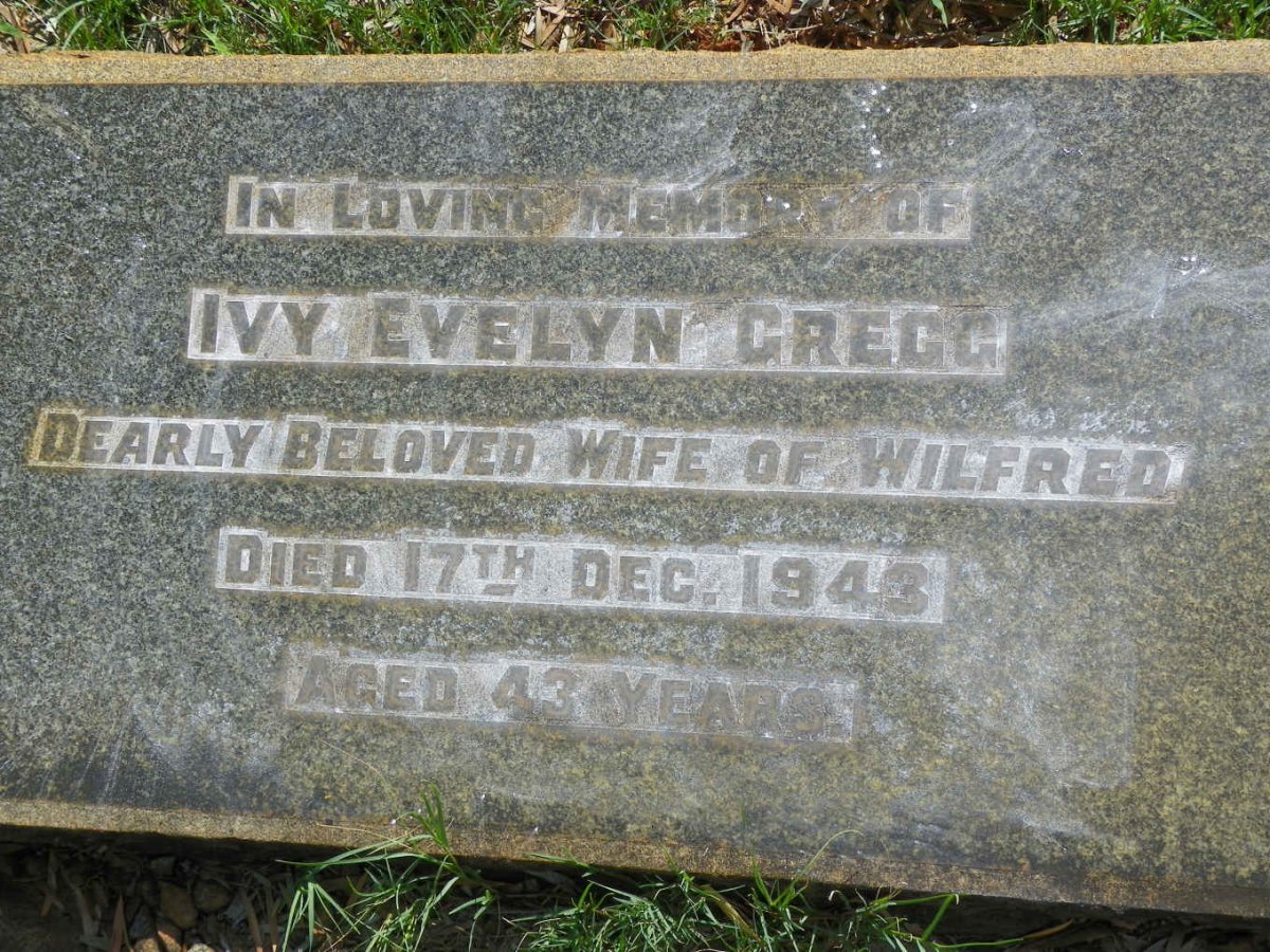 GREGG Ivy Evelyn -1943
