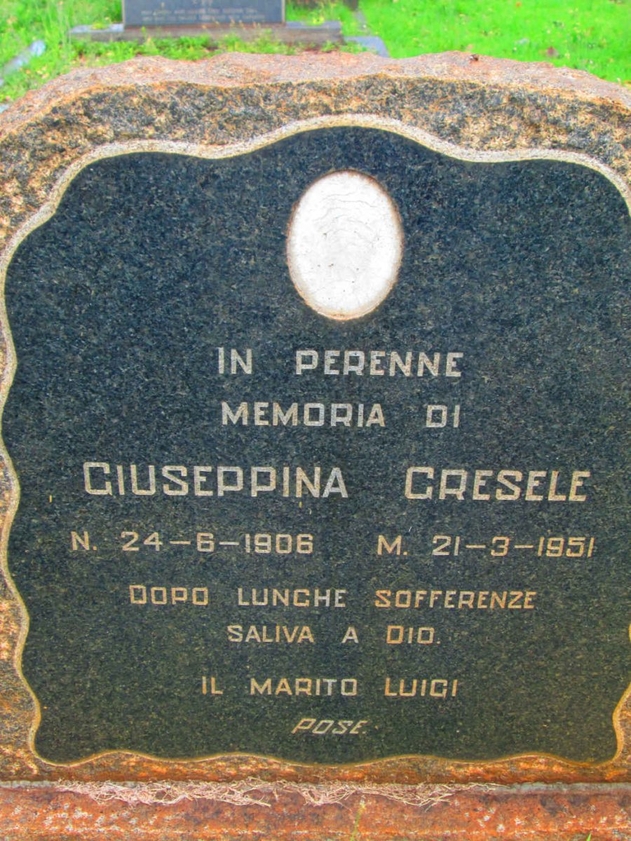 GRESELE Giuseppina 1906-1951