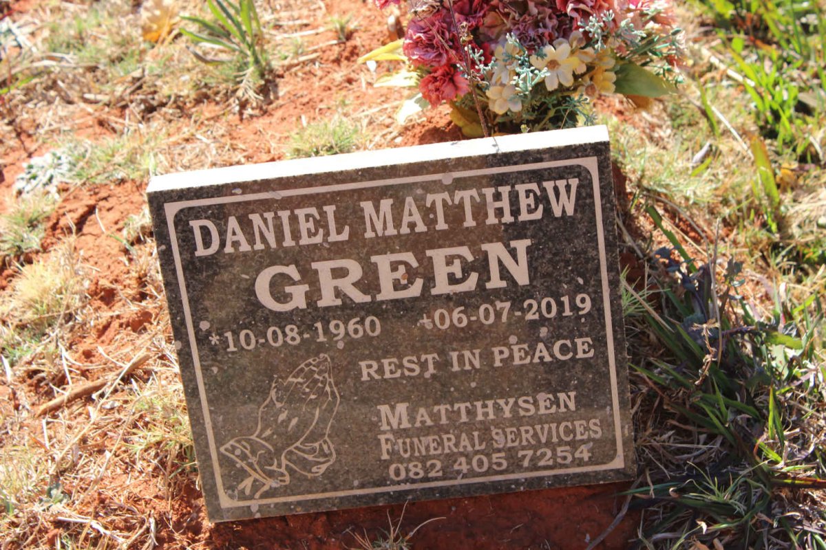 GREEN Daniel Matthew 1960-2019