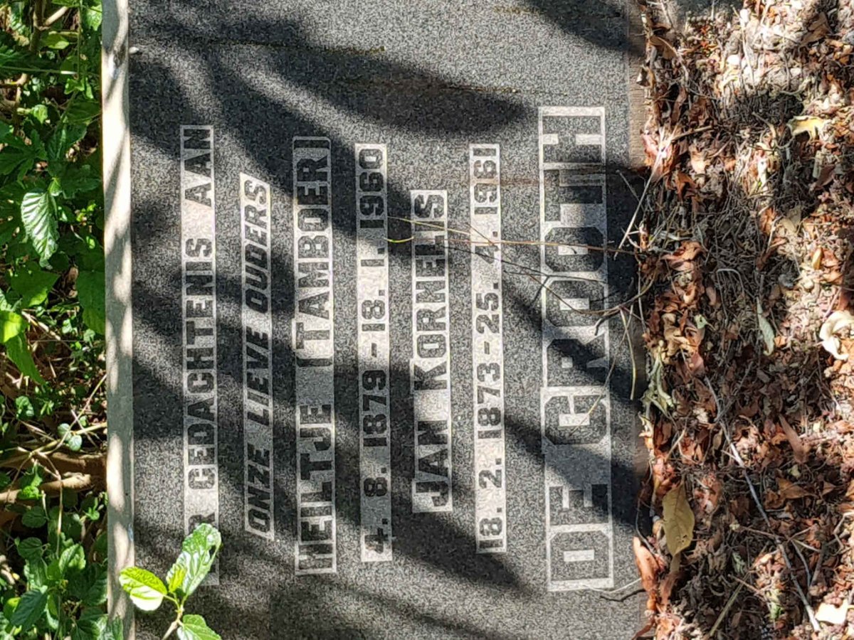 GROOTH Jan Kornelis, de 1873-1961 &amp; Heiltje TAMBOER 1879-1960