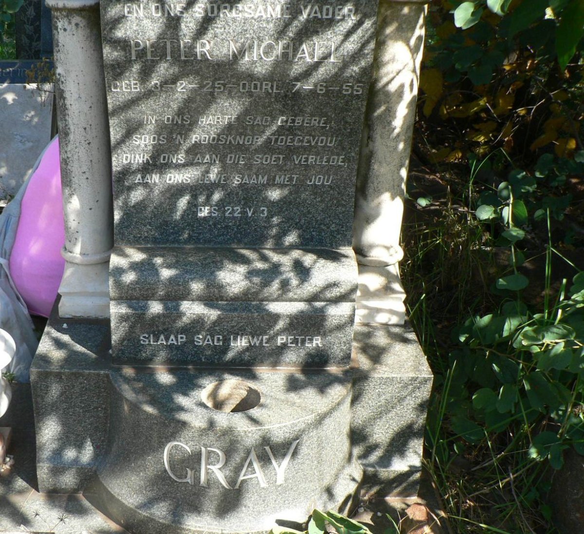 GRAY Peter Michael 1925-1955