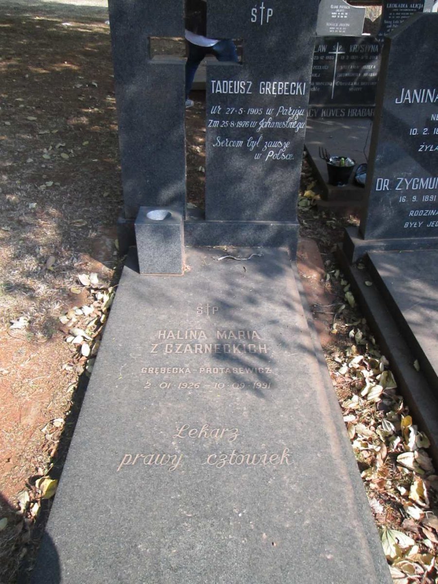 GREBECKI Tadeuz 1905-1976 :: CZARNECKICH Halina Maria Z. 1926-1991