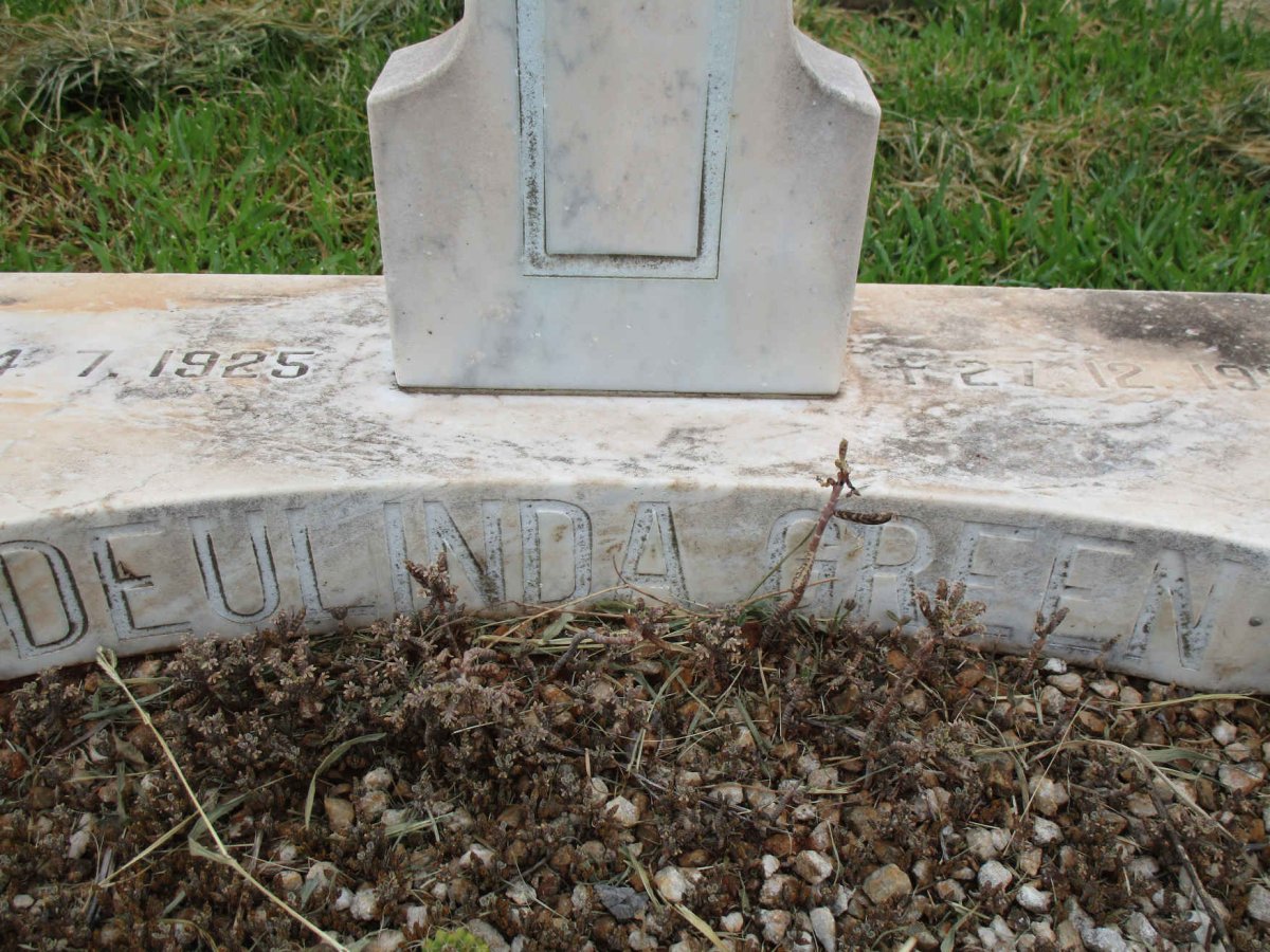 GREEN Deulinda 1925-1988