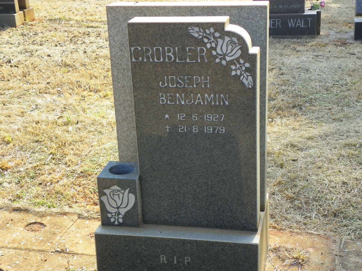 GROBLER Joseph Benjamin 1927-1979